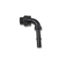 Picture of 3/8" SAE Quick-Disconnect x 8 Port Male Swivel 90 Degree O-ring seal, Black