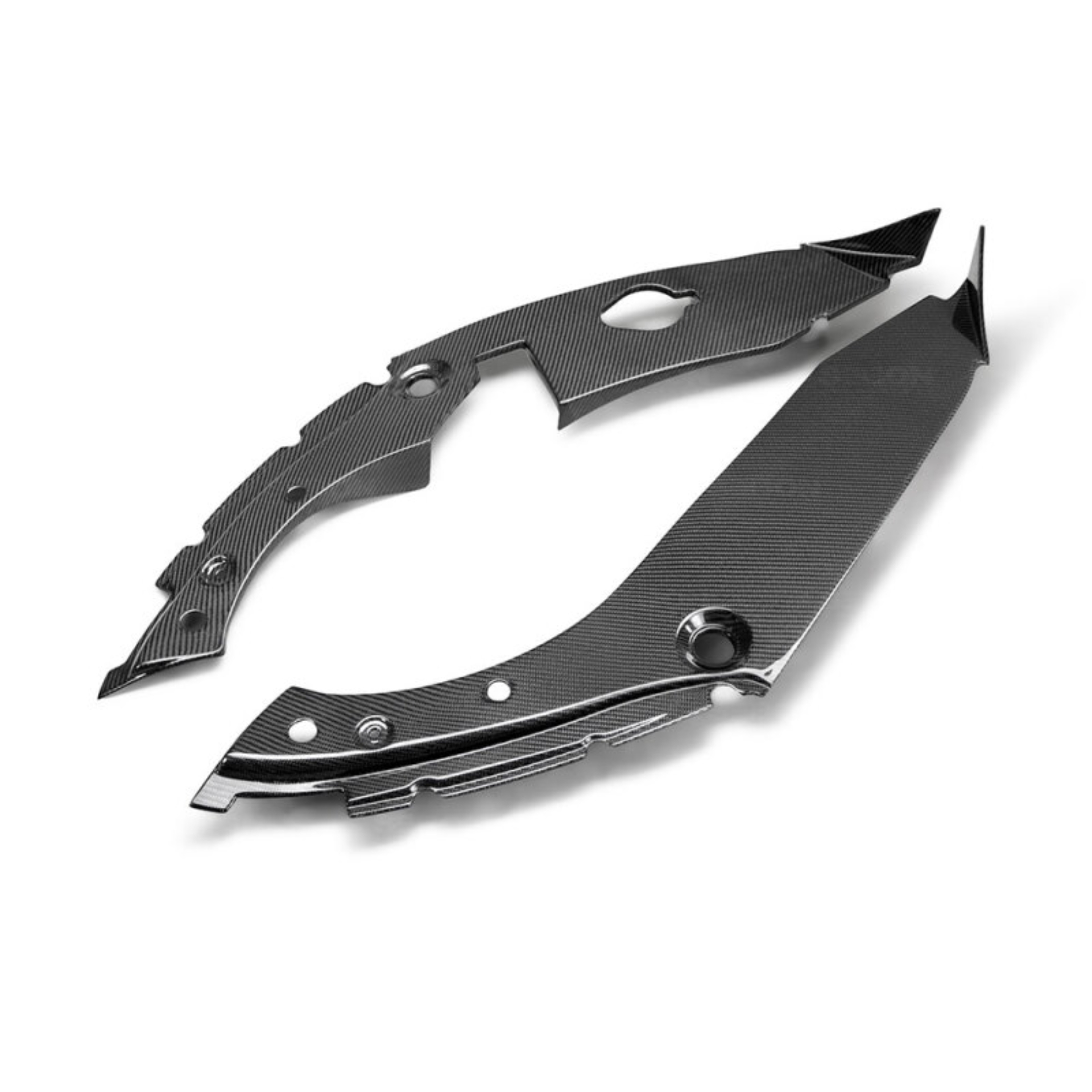 Picture of Seibon 17+ Honda Civic Type R Carbon Fiber Under Hood Inner Wing Trims