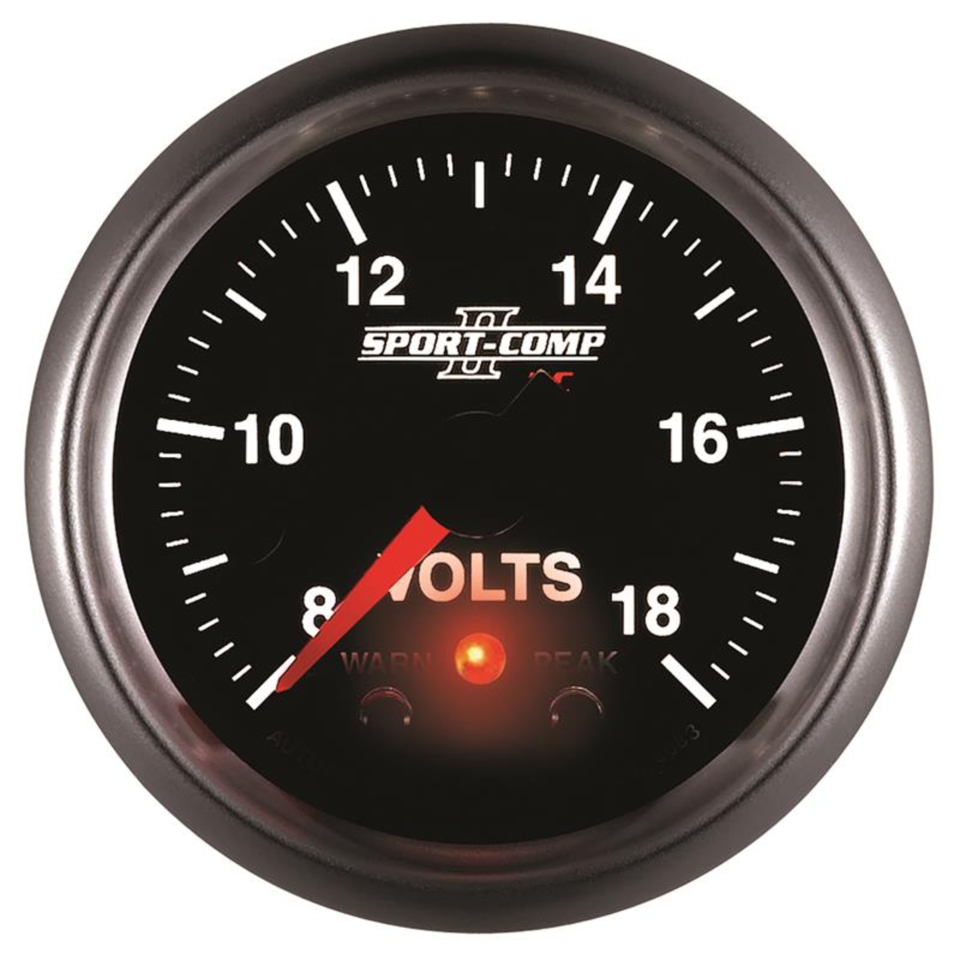 Picture of Autometer Sport-Comp II 2-1/16in Digital Voltmeter Gauge - 18V