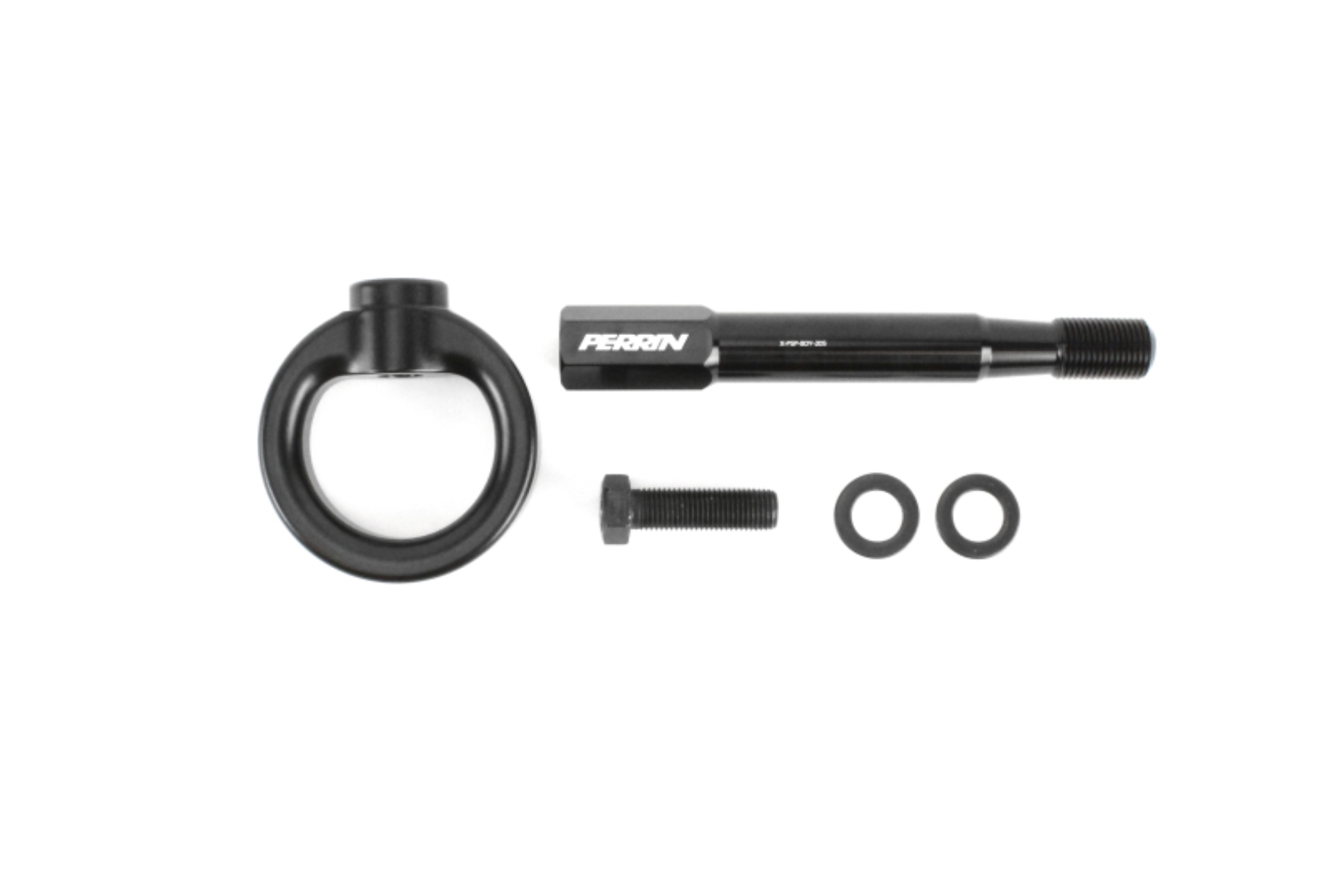 Picture of PERRIN 08-14 Subaru WRX/STI (Hatchback) Tow Hook Kit (Rear) - Black