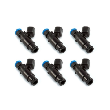 Picture of Injector Dynamics 2600-XDS Injectors - 48mm Length - 14mm Top - 14mm Bottom Adapter (Set of 6)
