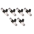 Picture of Injector Dynamics 2600-XDS Injectors - 60mm Length - 14mm Top - 14mm Bottom Adapter (Set of 6)