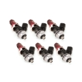 Picture of Injector Dynamics 2600-XDS Injectors - 48mm Length - 11mm Top - S2000 Lower Config (Set of 6)