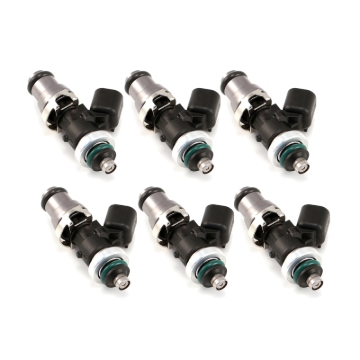 Picture of Injector Dynamics 2600-XDS Injectors - 48mm Length - 14mm Top - 14mm Lower O-Ring R35 (Set of 6)