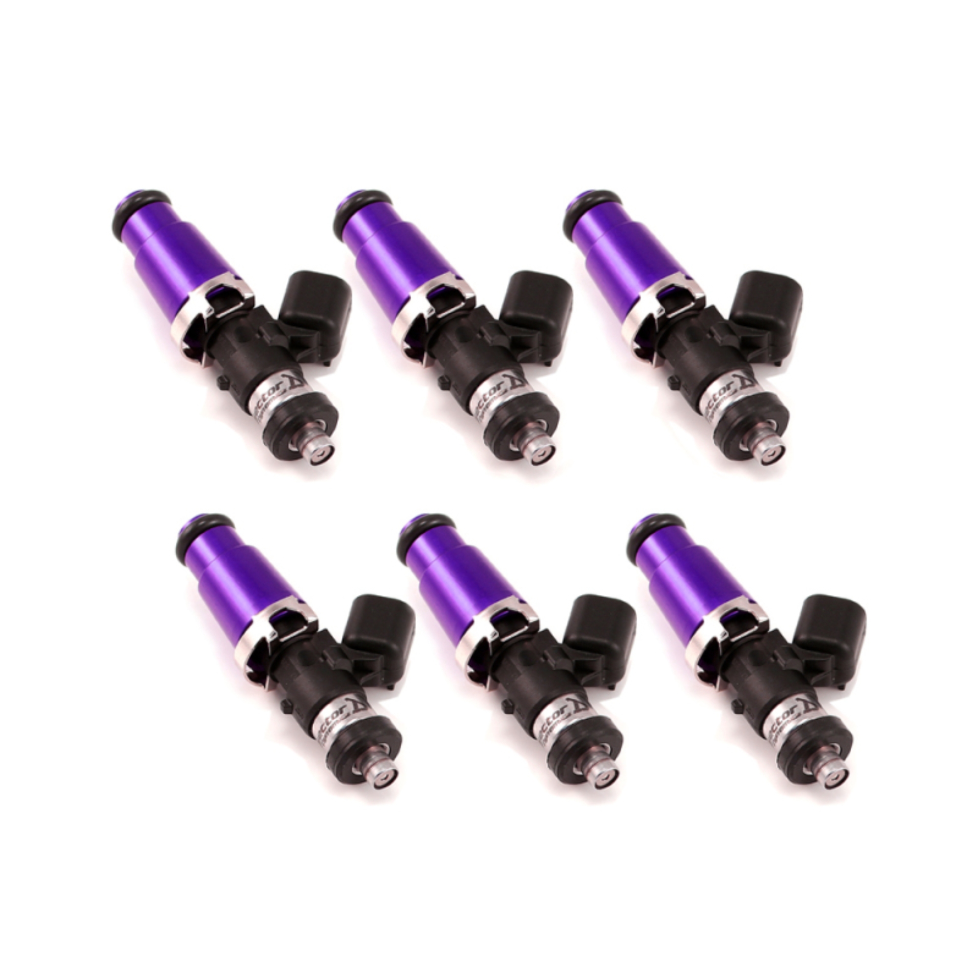 Picture of Injector Dynamics 2600-XDS Injectors - 60mm Length - 14mm Top - Denso Lower Cushion (Set of 6)