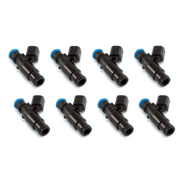 Picture of Injector Dynamics 2600-XDS Injectors - 48mm Length - 14mm Top - 14mm Bottom Adapter (Set of 8)