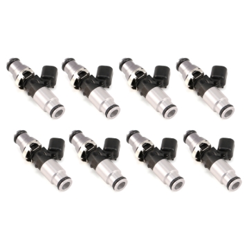 Picture of Injector Dynamics 2600-XDS Injectors - 60mm Length - 14mm Top - 14mm Bottom Adapter (Set of 8)