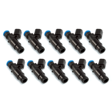 Picture of Injector Dynamics 2600-XDS Injectors - 48mm Length - 14mm Top - 14mm Bottom Adapter (Set of 10)