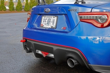 Picture of PERRIN 13-26 Subaru BRZ / 13-20 Scion FRS & Toyota 86 / 22-26 GR86 Tow Hook Kit (Rear) - Red