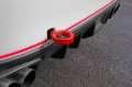 Picture of PERRIN 15-21 Subaru WRX/STI / 24-26 Crosstrek / 25-26 Forester Tow Hook Kit (Rear) -  Red