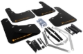 Picture of Rally Armor RAL UR Blk Flap/Orange Logo Mud Flaps - MF29-UR-BLK/OR