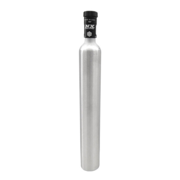 Picture of Nitrous Express 10oz Mini-Bottle w/Motorcycle Valve (2 Dia x 15.09 Tall)