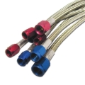 Picture of Nitrous Express 4AN 10ft Stainless Steel Braided Hose - Red
