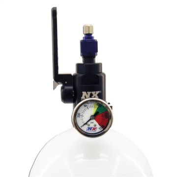 Picture of Nitrous Express DF5 Valve Only for 15lb Bottle (4AN Bottle Refill Fitting)
