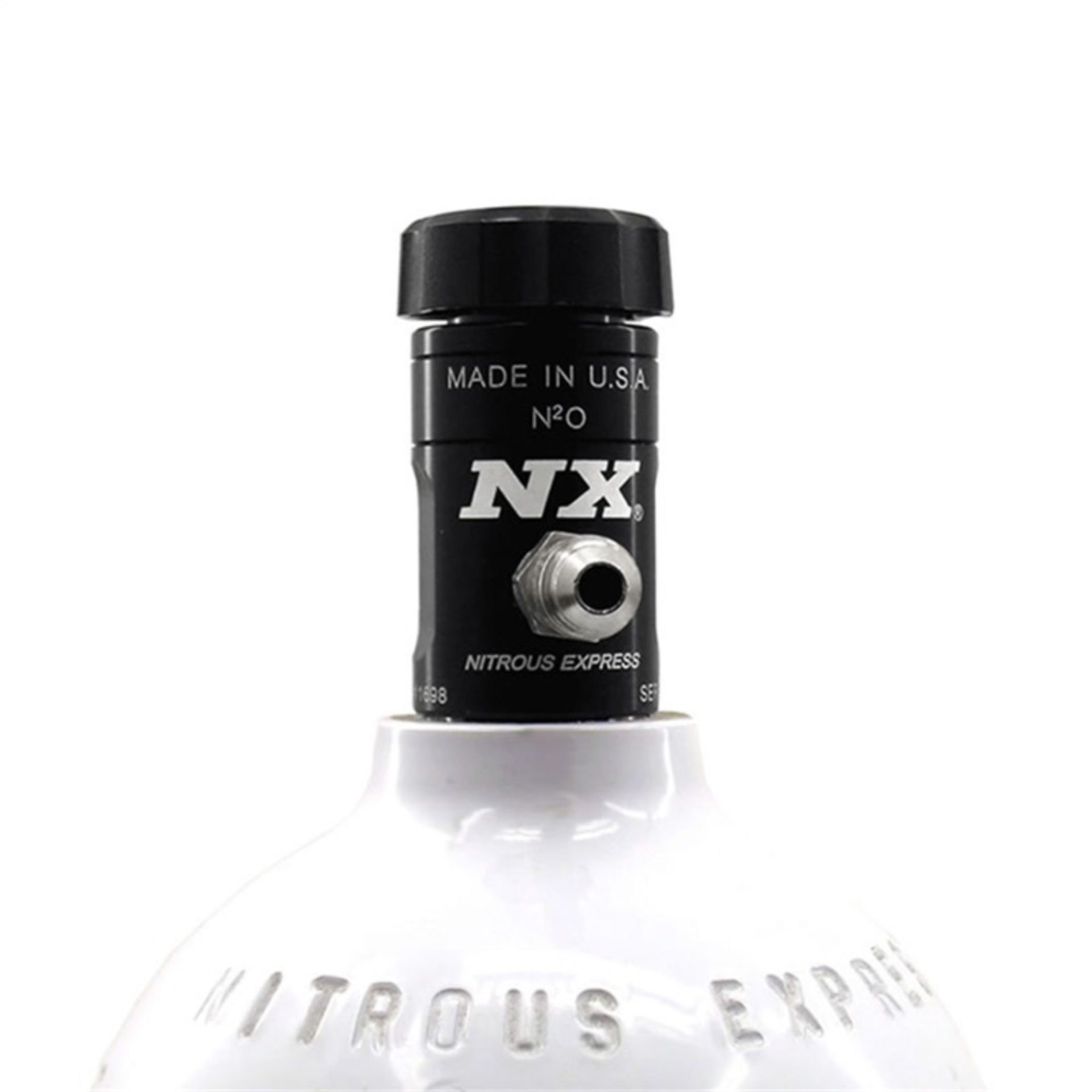 Picture of Nitrous Express Billet Alum M/C Bottle Valve 3/4in Thread w/O-Ring