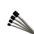 Picture of Nitrous Express 6AN 3ft Stainless Steel Braided Hose - Black