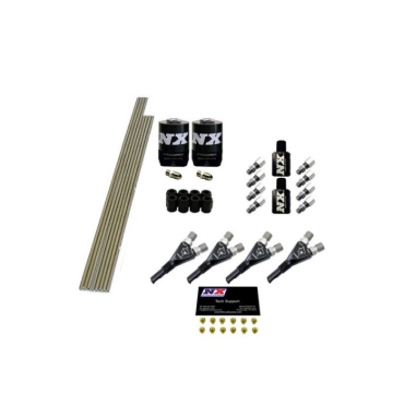 Picture of Nitrous Express 4 Cyl Shark Plumb Kit w/2 Solenoids & 75HP Jets Incl Hardware