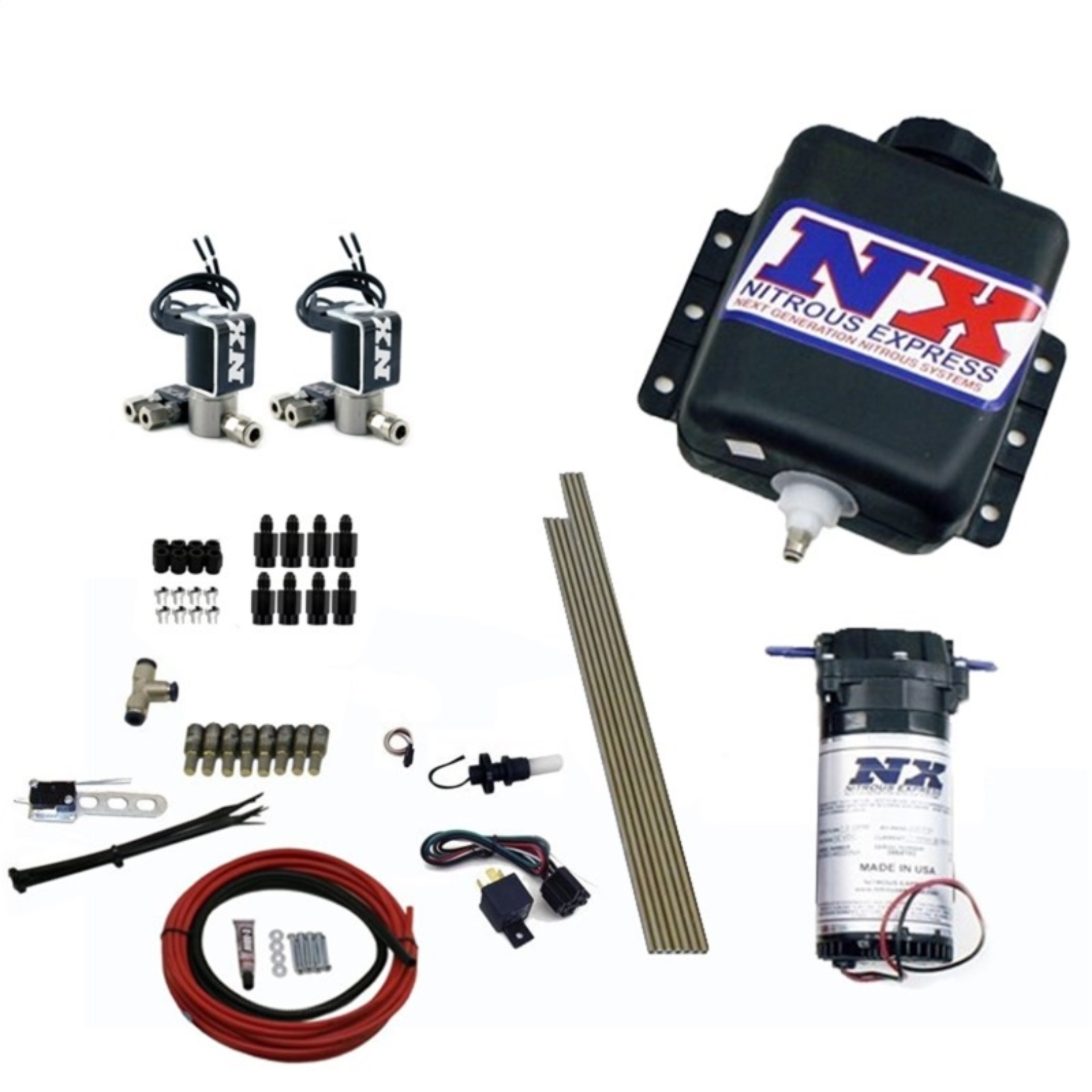 Picture of Nitrous Express Direct Port Water Injection 8 Cyl Stage 1 w/Hardlines