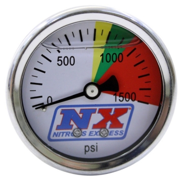 Picture of Nitrous Express Nitrous Pressure Gauge Only (0-1500 PSI)