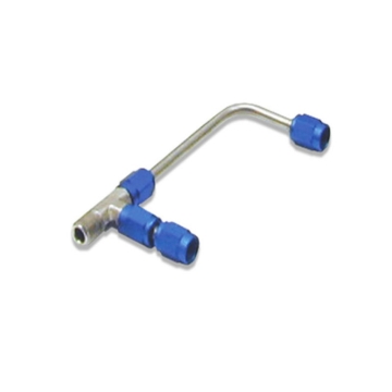 Picture of Nitrous Express 4500 Gemini SS Solenoid to Plate Connectors (New Style) - Black