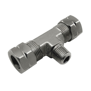 Picture of Nitrous Express 3/8 Compression x 1/8 Male NPT Branch T
