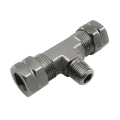 Picture of Nitrous Express 3/8 Compression x 1/8 Male NPT Branch T