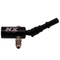 Picture of Nitrous Express 3/8-10mm Late Model Billet Fuel Line Adapter 45 Degree