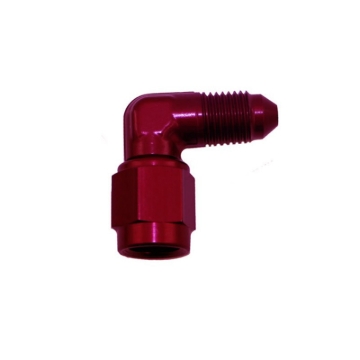 Picture of Nitrous Express 3AN Male x 90 -3 Female Swivel - Red