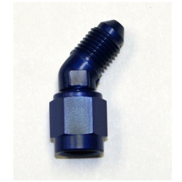 Picture of Nitrous Express 3AN Male x 45 -3 Female Swivel - Blue
