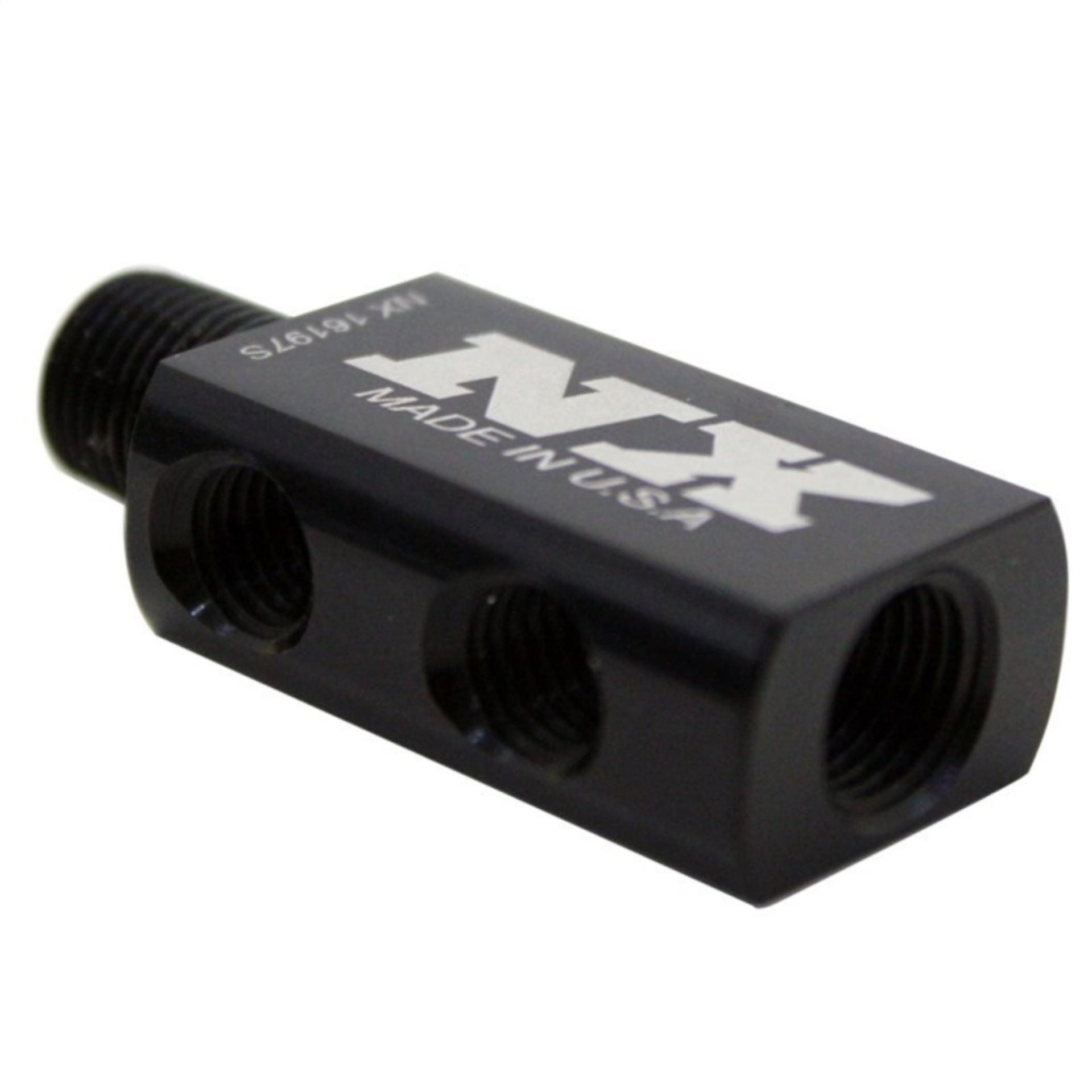Picture of Nitrous Express Compact Distribution Block w/Gauge Port