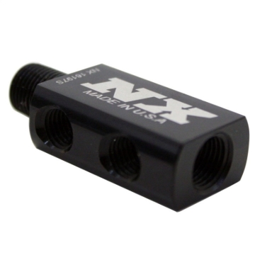 Picture of Nitrous Express Compact Distribution Block w/Gauge Port
