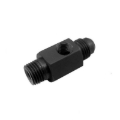 Picture of Nitrous Express 1/4 NPT x 6AN w/1/8 NPT Gauge Hole (Fuel Bypass Fitting)