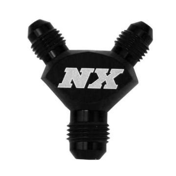 Picture of Nitrous Express 4AN x 4AN x 4AN Billet Pure-Flo Y Fitting - Black