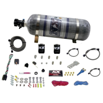 Picture of Nitrous Express Shark SHO 400 HP Single Nozzle Nitrous Kit w/Composite Bottle