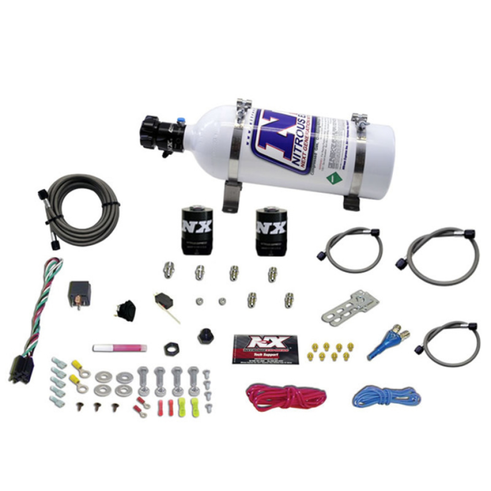 Picture of Nitrous Express GM EFI Race Single Nozzle Nitrous Kit (100-250HP) w/5lb Bottle