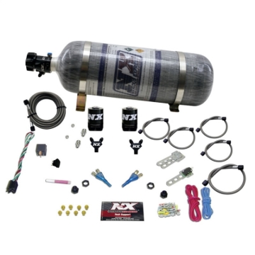 Picture of Nitrous Express GM EFI Dual Nozzle Nitrous Kit (100-300HP) w/Composite Bottle