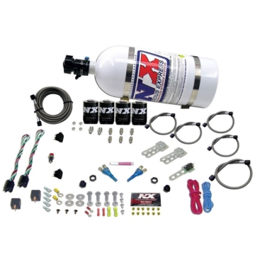 Picture of Nitrous Express GM EFI Dual Stage Nitrous Kit (50-150HP x 2) w/10lb Bottle