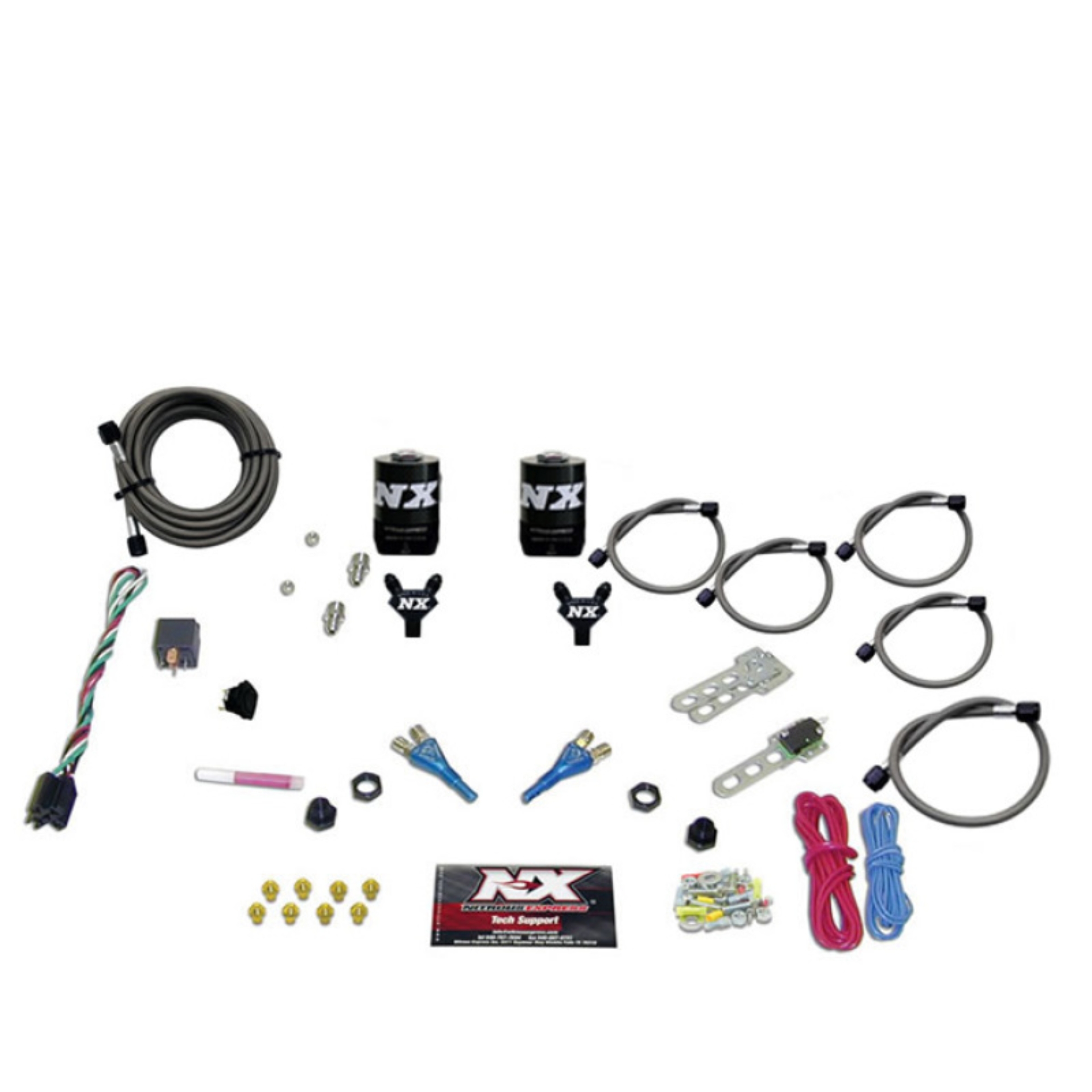 Picture of Nitrous Express Dodge EFI Full Race Dual Nozzle Nitrous Kit (100-300HP) w/o Bottle
