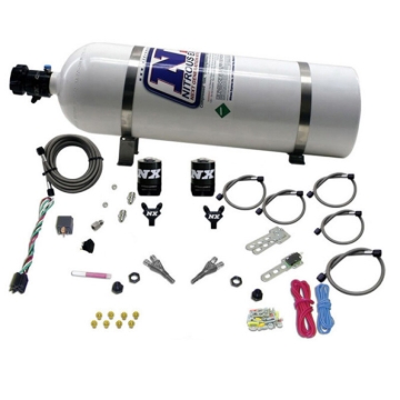 Picture of Nitrous Express GM TBI Nitrous Kit (50-125HP) w/15lb Bottle