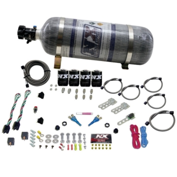 Picture of Nitrous Express GM EFI Dual Stage Nitrous Kit (50-150HP x 2) w/Composite Bottle