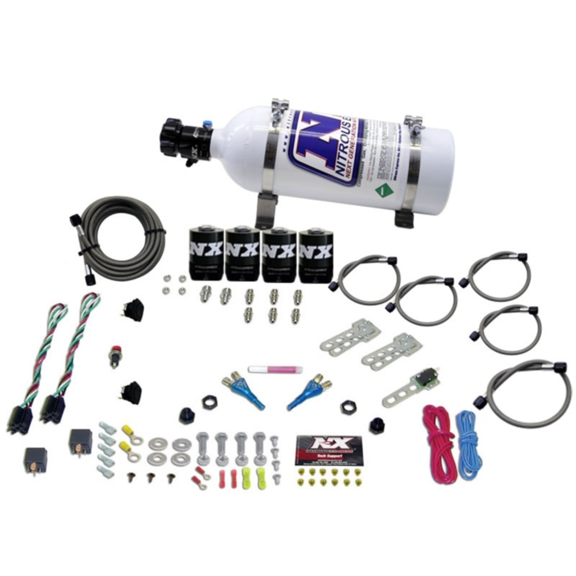 Picture of Nitrous Express GM EFI Dual Stage Nitrous Kit (50-150HP x 2) w/5lb Bottle