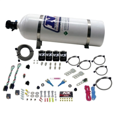 Picture of Nitrous Express Dodge EFI Dual Stage Nitrous Kit (50-150HP x 2) w/15lb Bottle