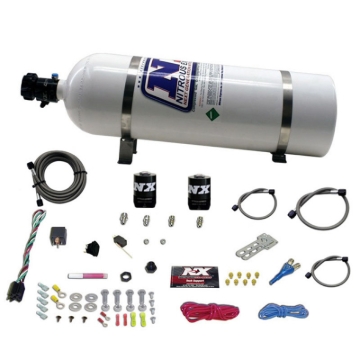 Picture of Nitrous Express Dodge EFI Race Single Nozzle Nitrous Kit (100-250HP) w/15lb Bottle