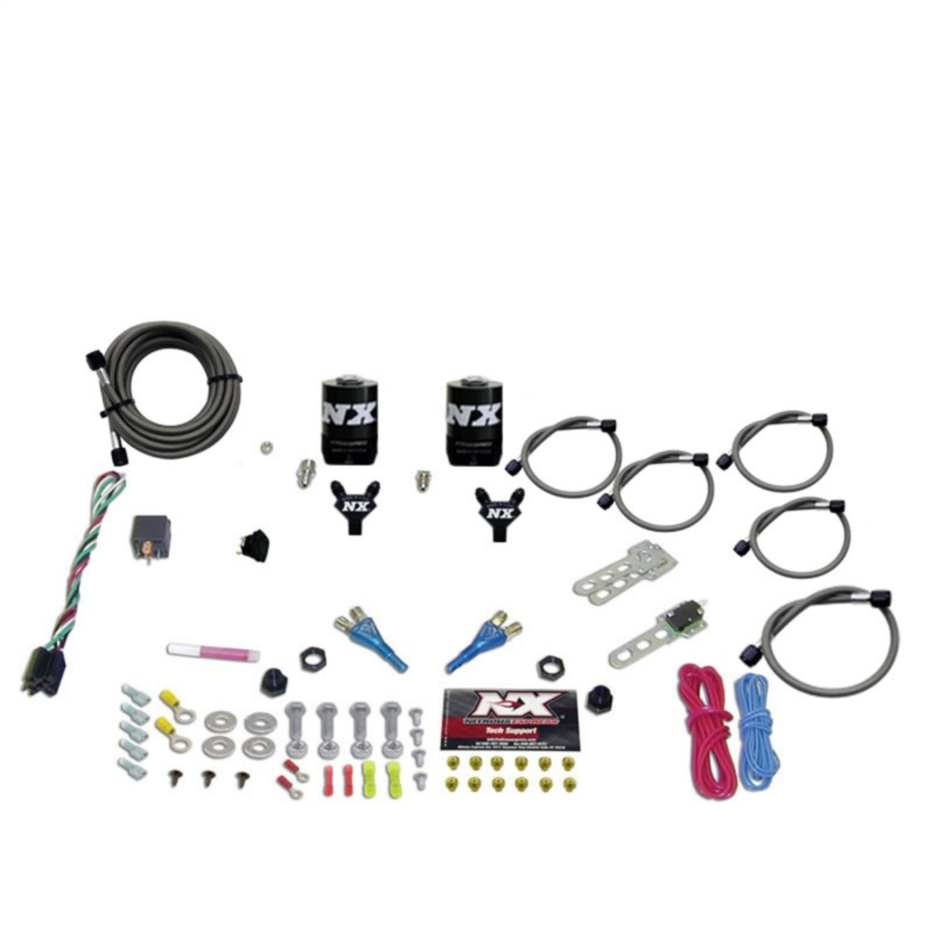 Picture of Nitrous Express 08-10 Dodge Viper EFI Dual Nozzle (100-300HP) w/o Bottle