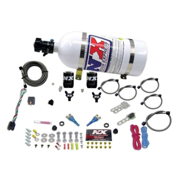 Picture of Nitrous Express Dual Nozzle Sport Compact Nitrous Kit (35-50-75HP) w/10lb Bottle