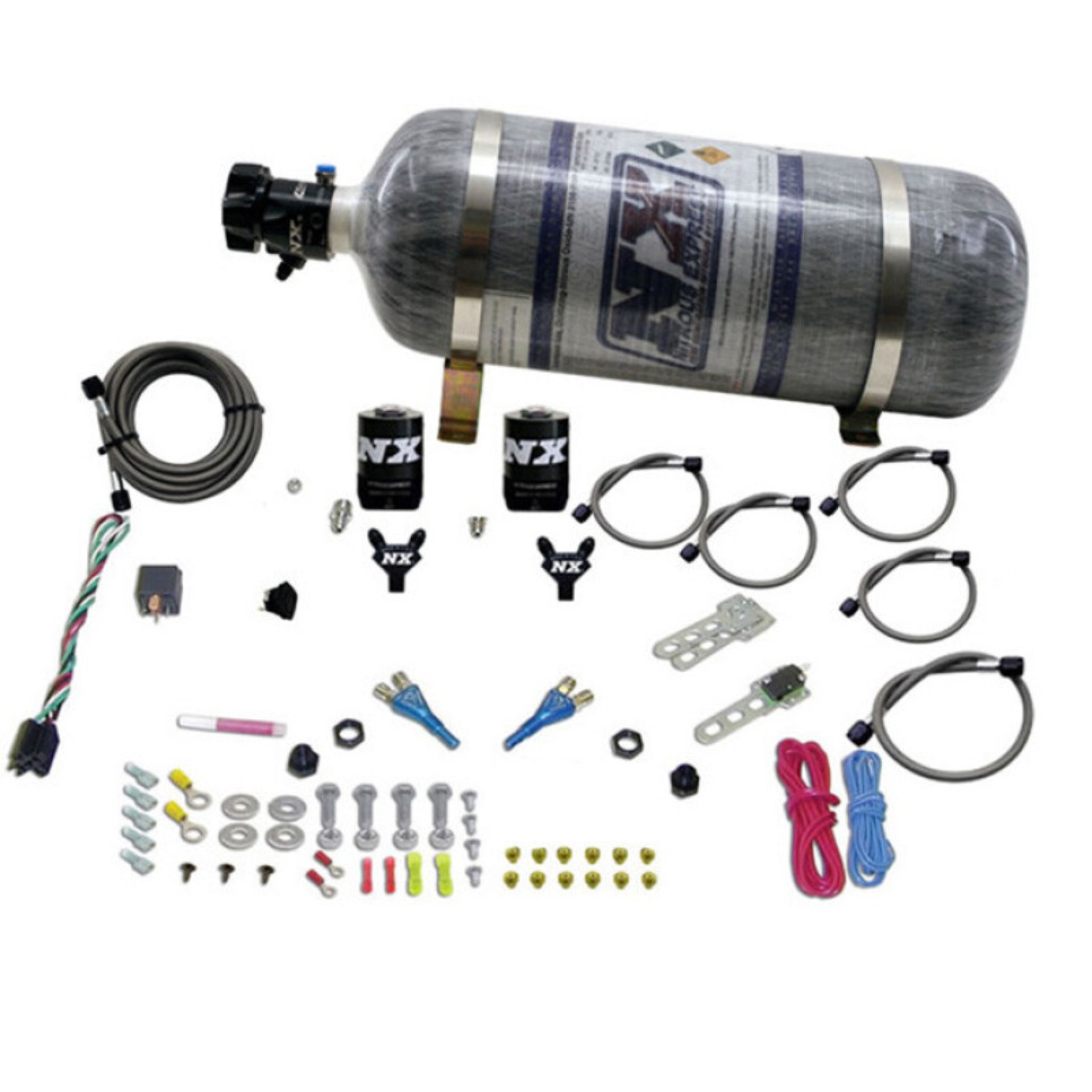 Picture of Nitrous Express BMW EFI All Dual Nozzle Nitrous Kit (50-300 HP) w/Composite Bottle