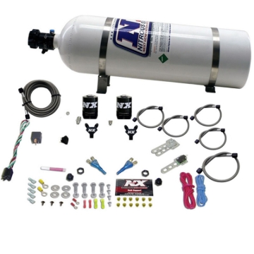 Picture of Nitrous Express BMW EFI All Dual Nozzle Nitrous Kit (50-300 HP) w/15lb Bottle