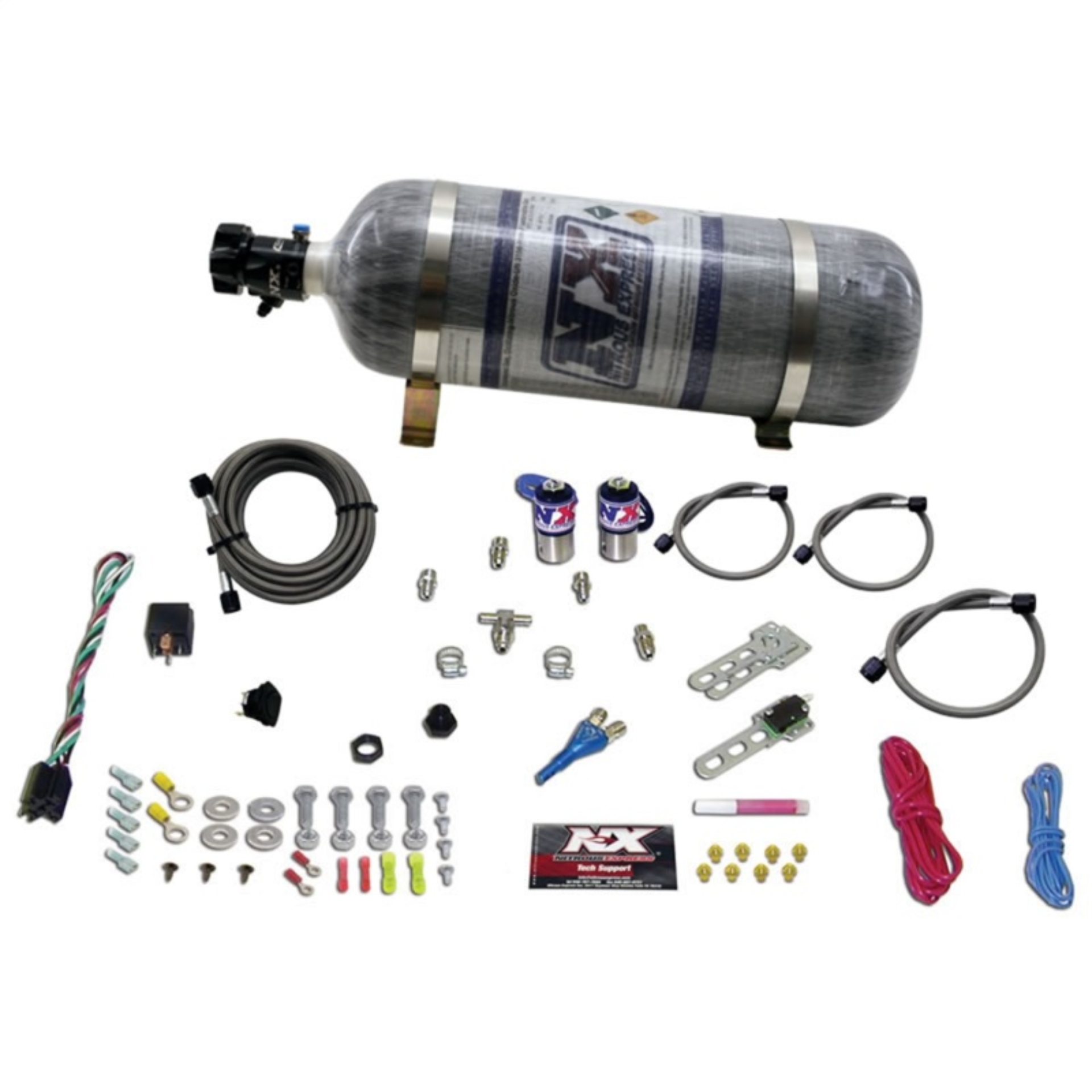 Picture of Nitrous Express Sub C Nitrous Kit (25-35-50HP) w/Composite Bottle