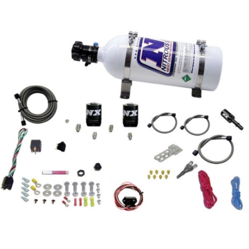 Picture of Nitrous Express Dodge Hemi/SRT8 Single Nozzle Fly By Wire Nitrous Kit (35-150HP) w/5lb Bottle