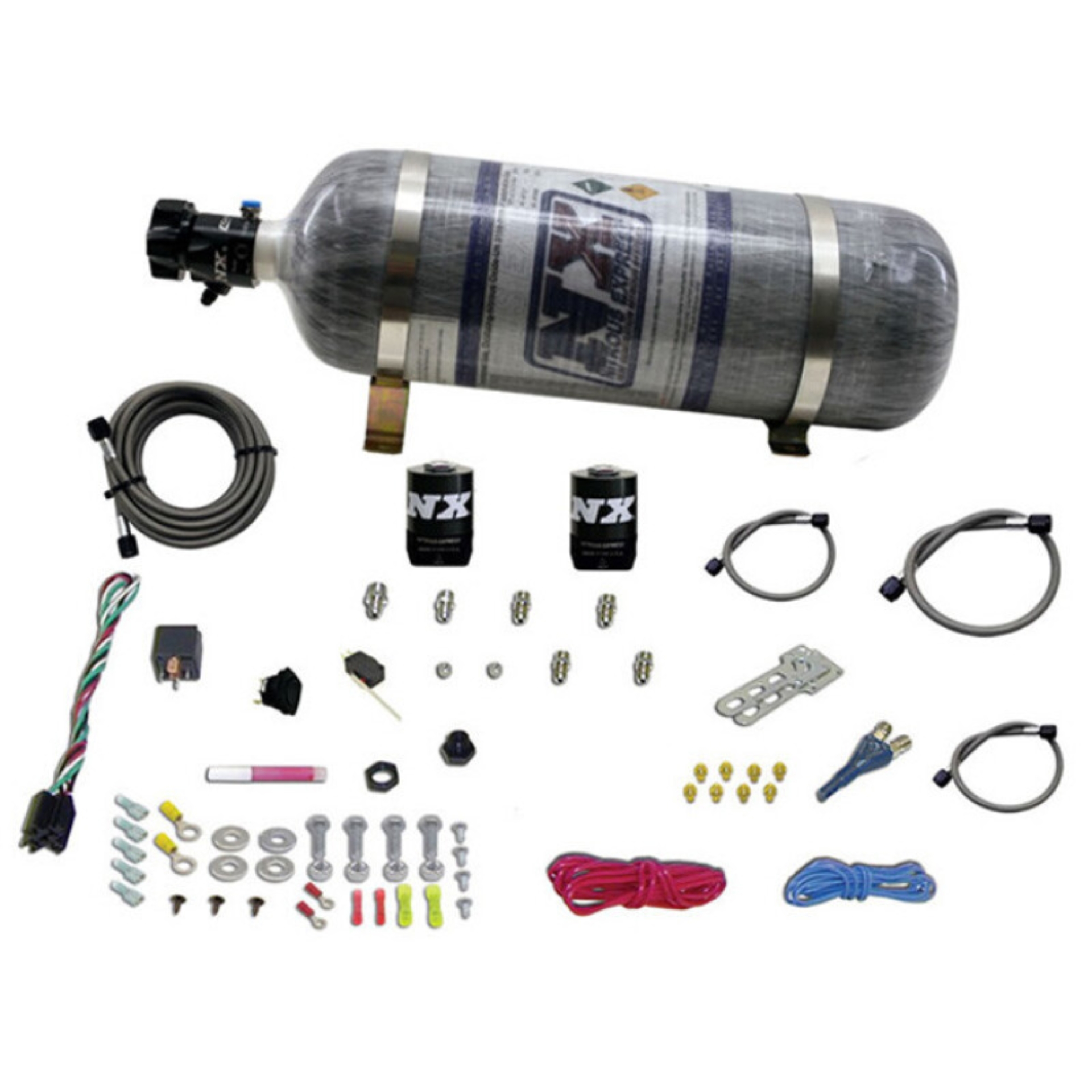 Picture of Nitrous Express All GM EFI Single Nozzle Nitrous Kit w/Composite Bottle